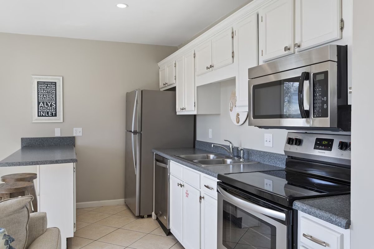 Fully equipped kitchen